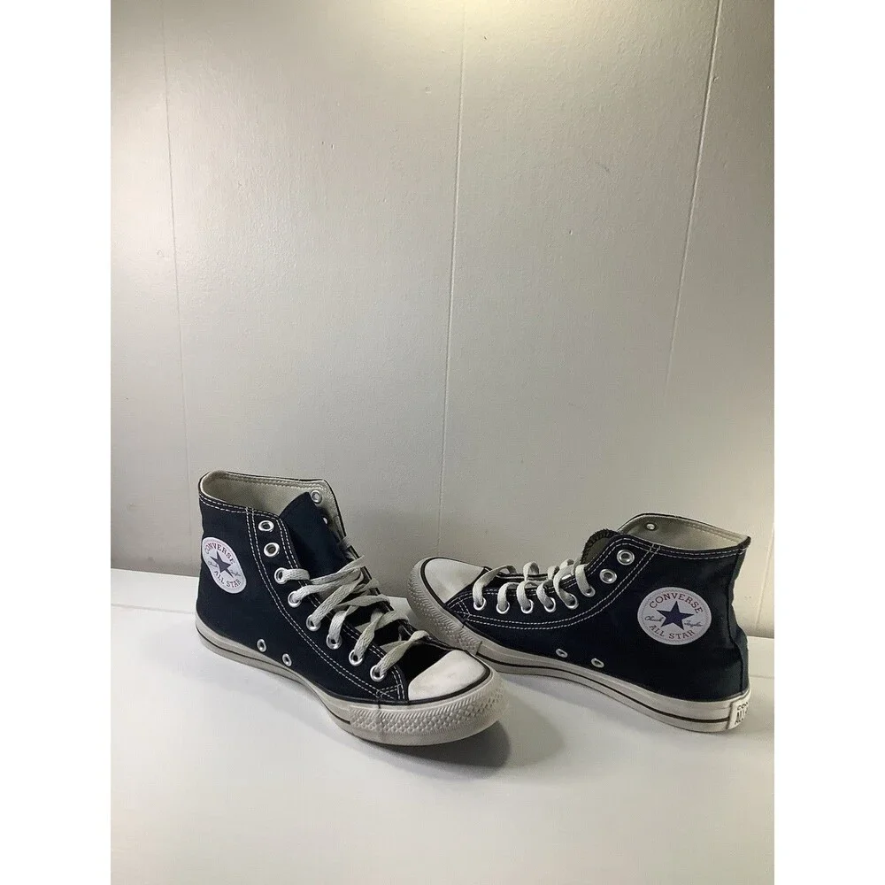 Converse Chuck Taylor All Star Hi Black White Shoes Sneakers Men’s 7 Women’s 9
